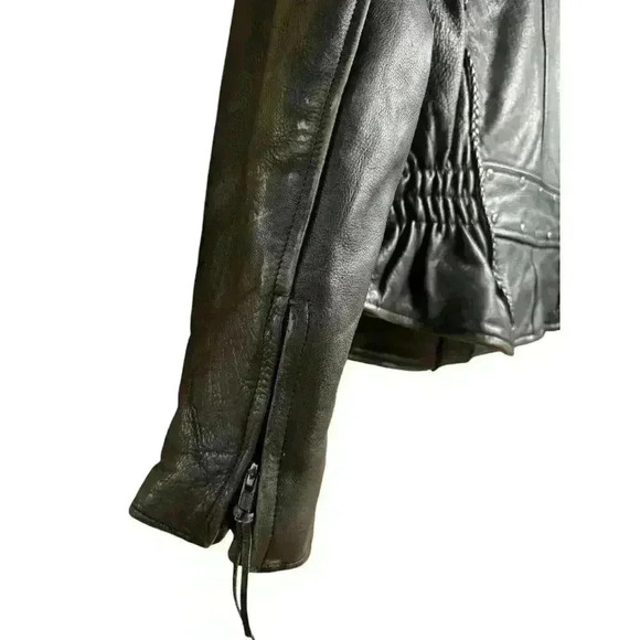 MILWAUKEE LEATHER 3M THINSULATE THERMAL ZIP OUT QUILTED LINER BLACK SIZE MEDIUM - Picture 3 of 8